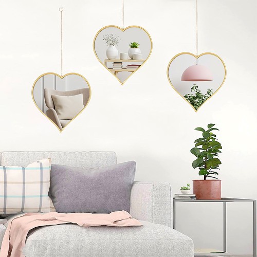 Plastic Love Chain Three piece Mirror Set