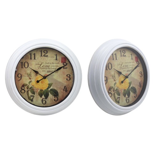 Retro plastic wall clock