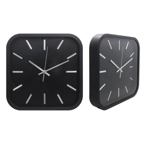 Simple square Plastic wall clock