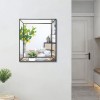 Plastic rectangular mirror