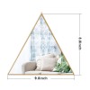 Plastic triangular chain three piece mirror set