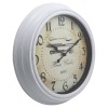 12 inch plastic wall clock