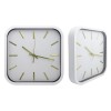 Simple square Plastic wall clock