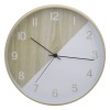 Wood grain frame Plastic wall clock-2