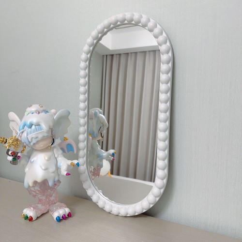 Plastic Mirror High Quality Roll Crushed Diamond Frame