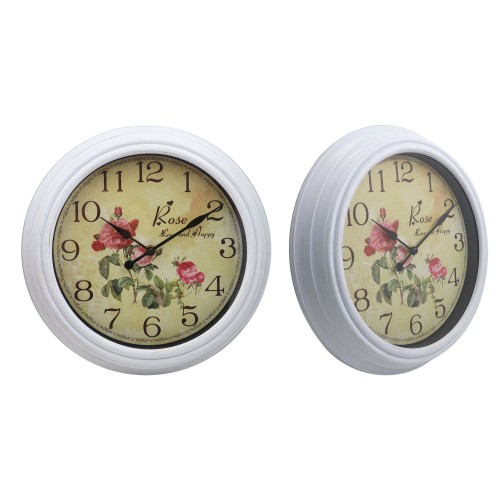 Retro plastic wall clock