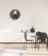 Circular injection molded wall clock