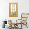 Plastic rattan mirror-1