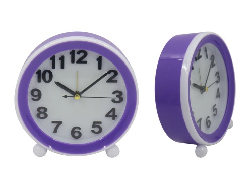 Plastic alarm clock Battery Operated  Decorative Clocks-1