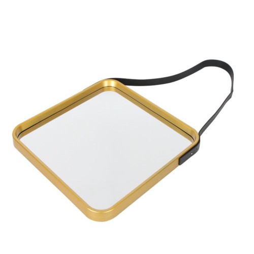 Plastic square belt mirror