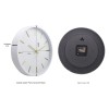 Simplified circular 3D clock facePlastic wall clock