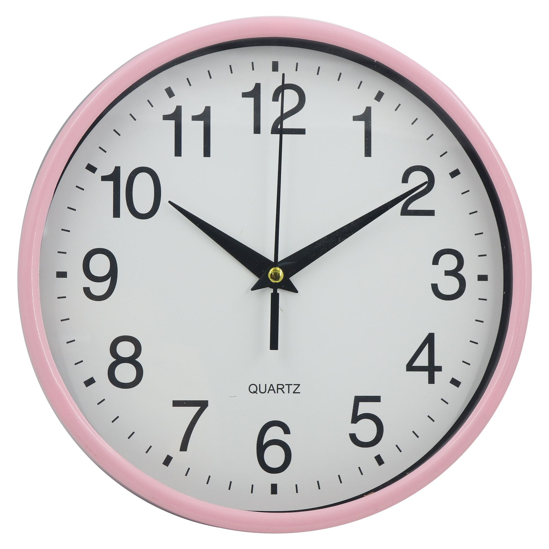 Plastic Wall Clock 9 Inch  Battery Operated  Decorative Clocks